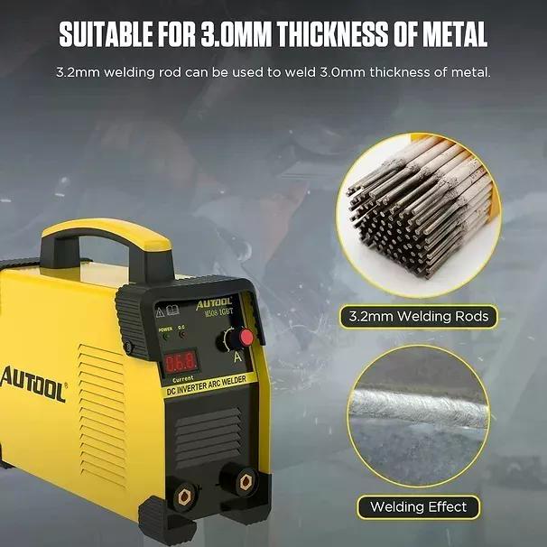 MINI SOLDADORA AUTOOL M508 PORTÁTIL ARC MMA IGBT PROFESIONAL - 5