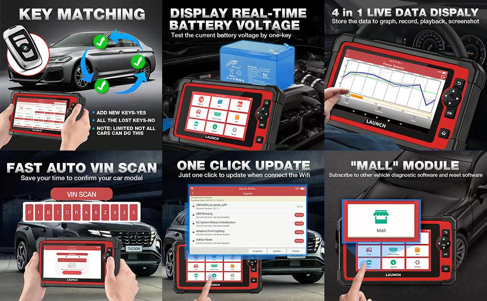 SCANNER LAUNCH X431 CRP919E CAN FD FUNCION+31 BI-DIRECCIONAL - 8