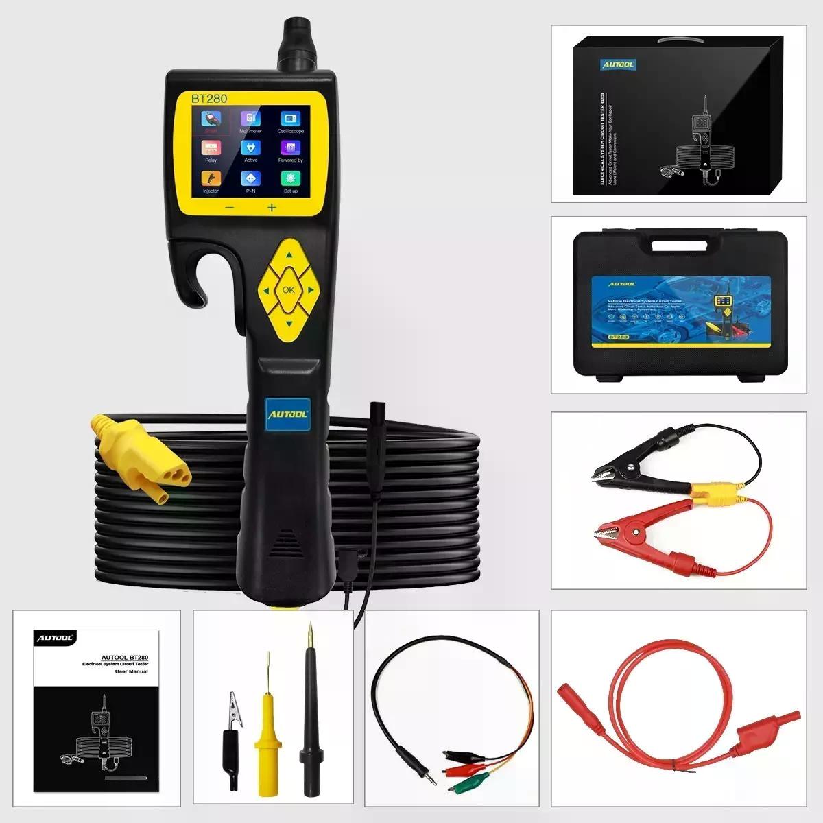 PROBADOR AUTOOL DE CIRCUITO BT280 OSCILOSCOPIO PUNTA LÓGICA - 1