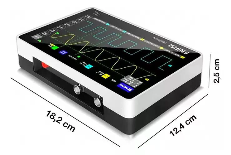 OSCILOSCOPIO TABLETA DIGITAL FNIRSI 1013D 100MHZ 1GSA/S 2CH - 6