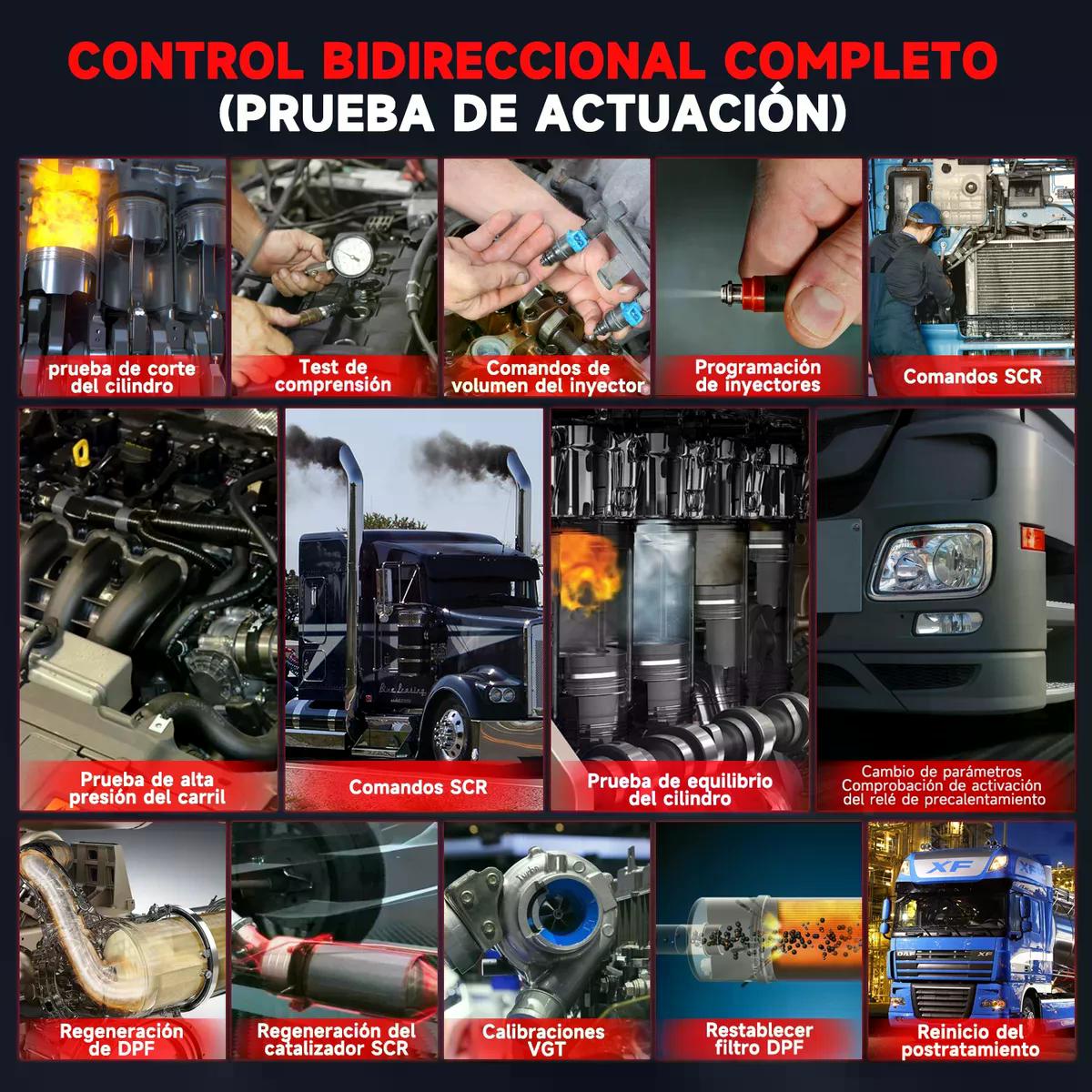 ESCÁNER AUTOMOTRIZ LAUNCH X431 V+ SMARTLINK HD CAMIÓN 24V - 5