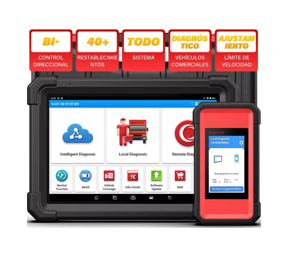 ESCÁNER AUTOMOTRIZ LAUNCH X431 V+ SMARTLINK HD AUTO Y CAMIÓN - 1