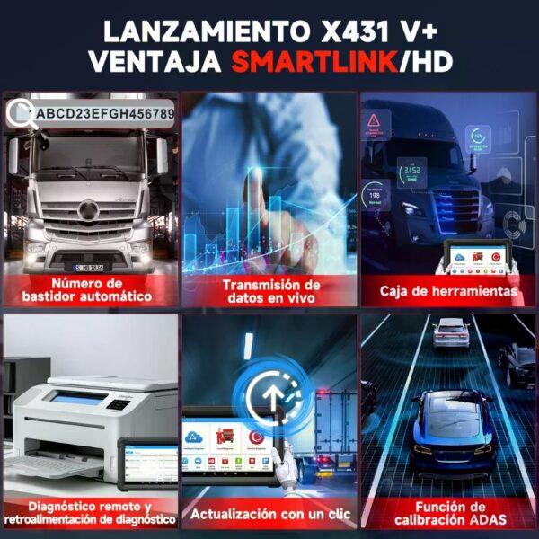 ESCÁNER AUTOMOTRIZ LAUNCH X431 V+ SMARTLINK HD AUTO Y CAMIÓN - 9