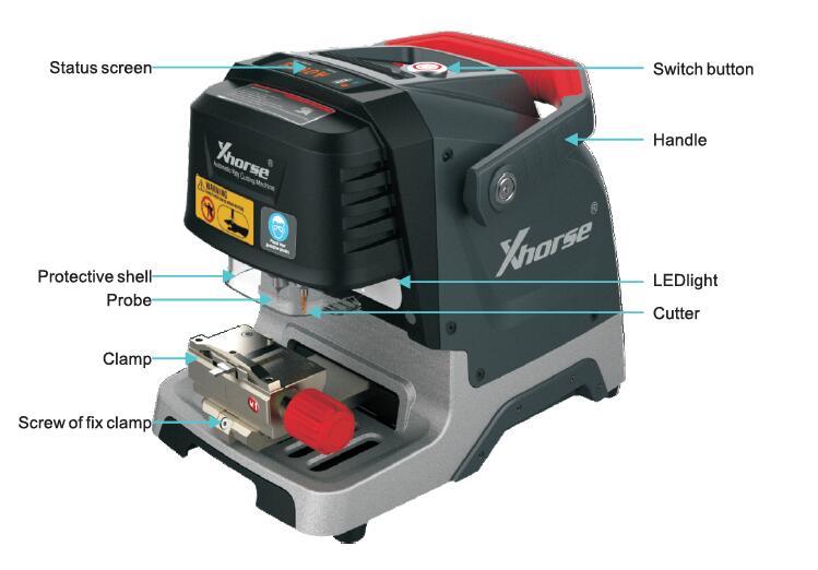 MAQUINA DE LLAVES AUTOMÁTICA CNC CORTE XHORSE DOLPHIN XP005 - 4