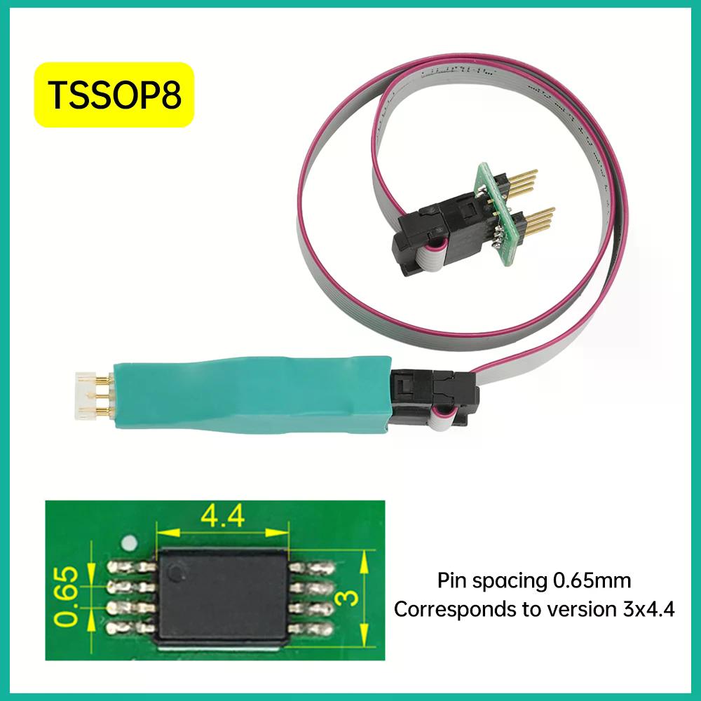 CABLE PINZA TSSOP8 3X4.4 SIMIL 3M TACHO DIGIPROG PROGRAMADOR - 1