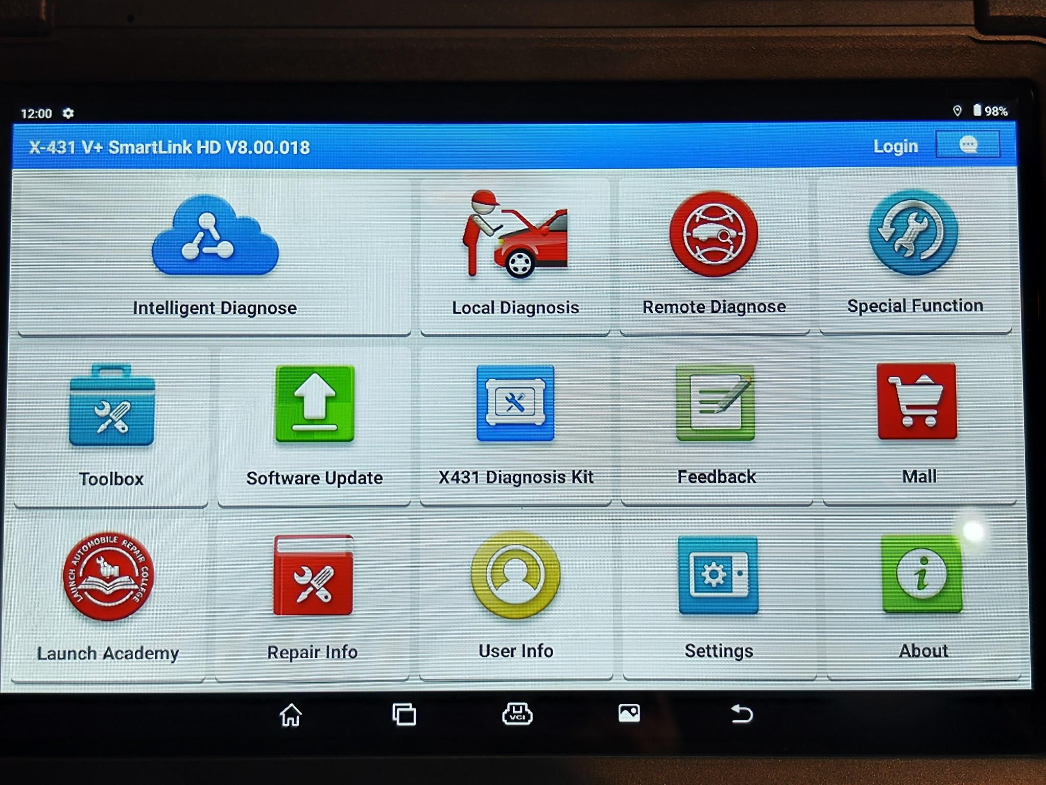SCANNER  LAUNCH X431 V+ SMARTLINK HD PROFESIONAL MAQUINA 24V - 4