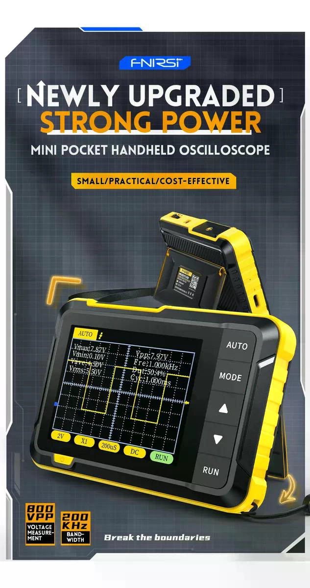 OSCILOSCOPIO DIGITAL PORTÁTIL FNIRSI DSO152 - 5