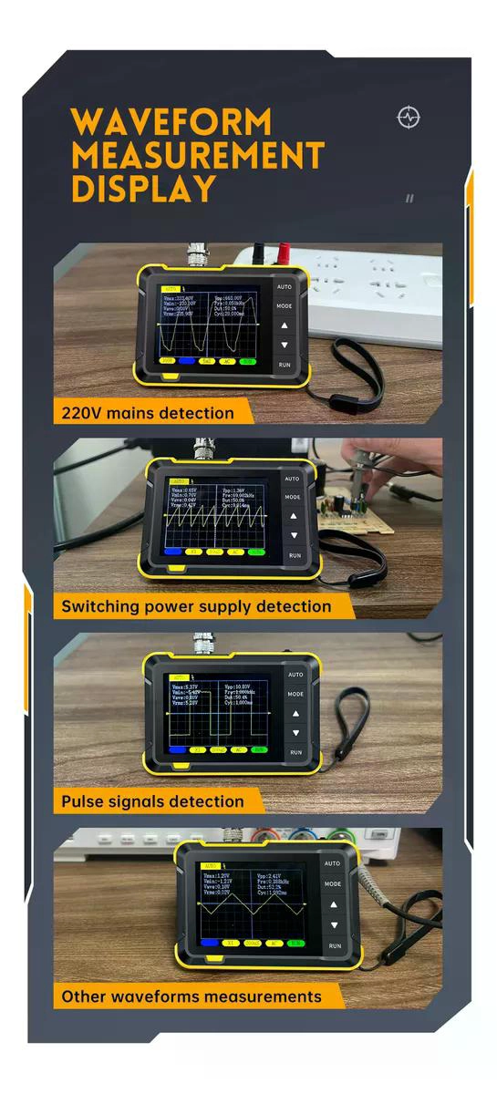 OSCILOSCOPIO DIGITAL PORTÁTIL FNIRSI DSO152 - 6