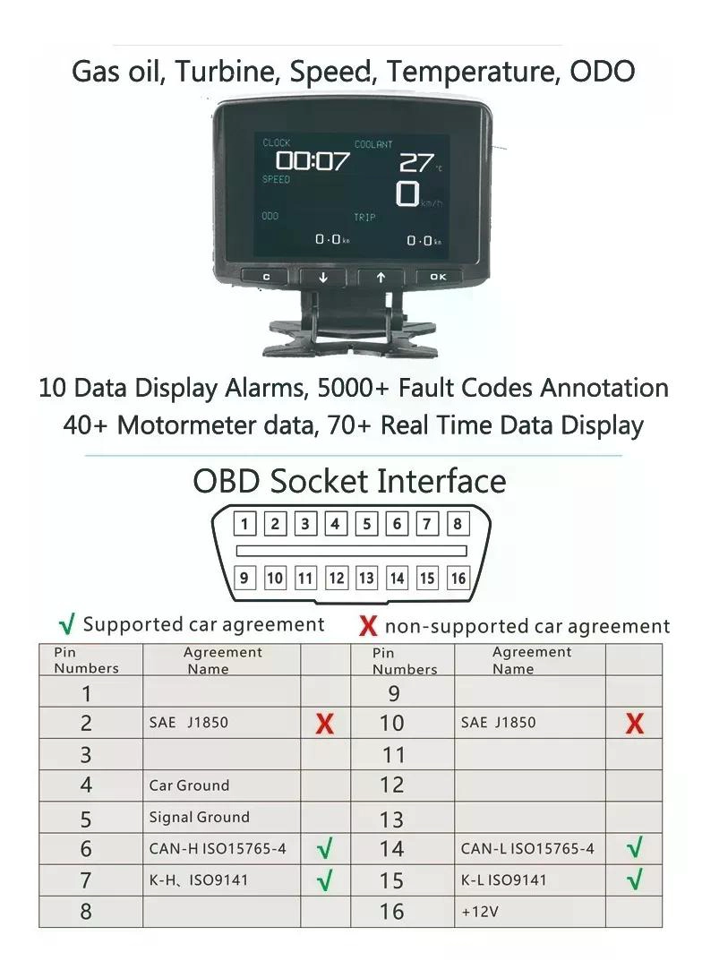 SCANNER AUTOMOTRIZ AUTOOL X50 PRO COMPUTADOR ABORDO OBD2 - 4