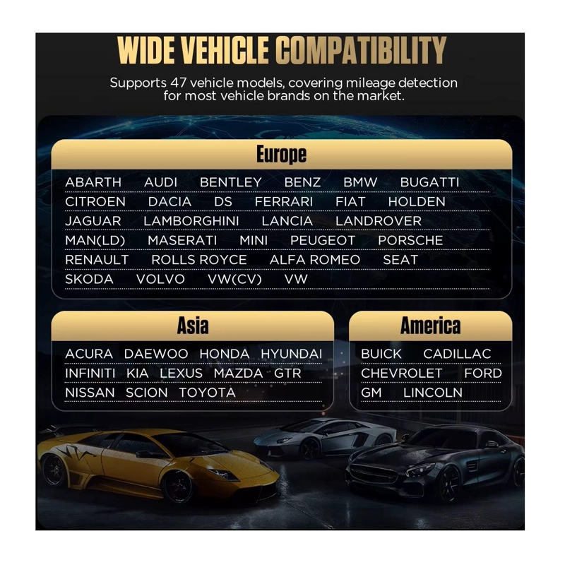 SCANNER DE ODOMETRO PARA AUTOS USADOS ​, LECTOR DE CODIGO VIN Y BORRADO DE CODIGOS DE ERROR - 6