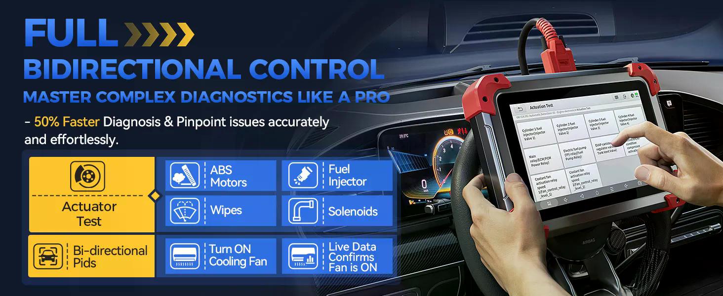 SCANNER XTOOL D7 BIDIRECCIONAL ECU 39 SERVICIOS CANFD LLAVES - 5