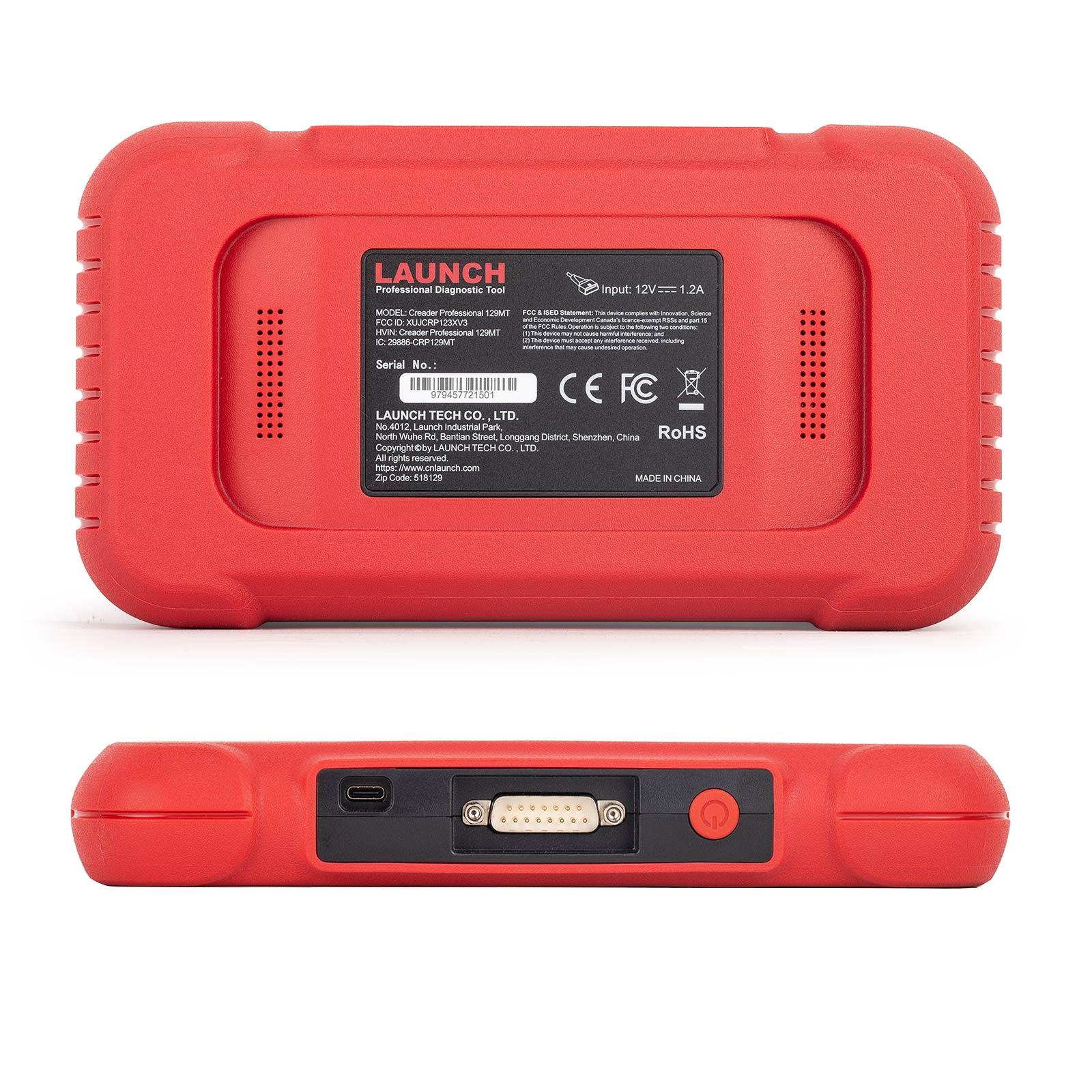 SCANNER  MOTOS LAUNCH CRP129 MT CON SISTEMA COMPLETO OBD - 6