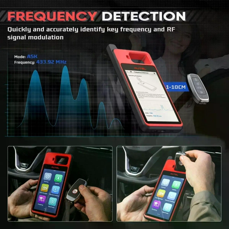 SCANNER AUTOMOTRIZ AUTEL MAXI-IM KM100 PROGRAMADOR LLAVES - 3