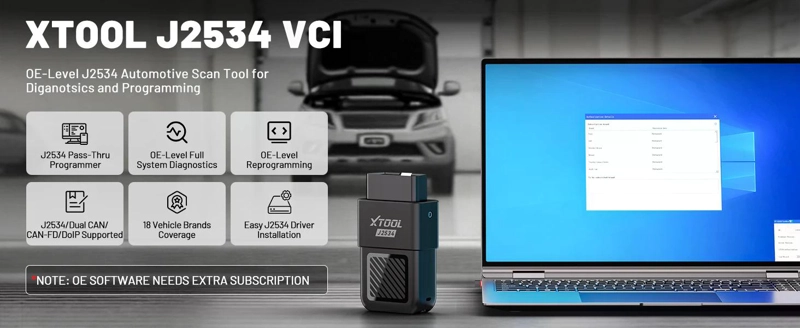 SCANNER AUTOMOTRIZ XTOOL XTS500 J2534 OBD2  VCI PROGRAMACION - 2