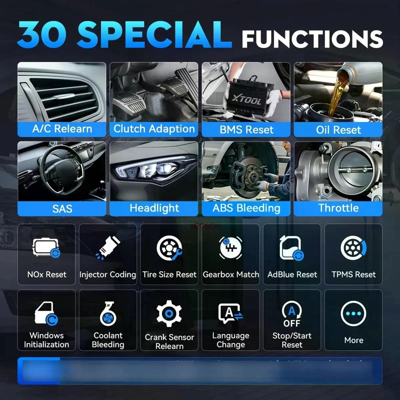 SCANNER AUTOMOTRIZ XTOOL D6S TACTIL 30 FUNCIONES ESPECIAL - 3
