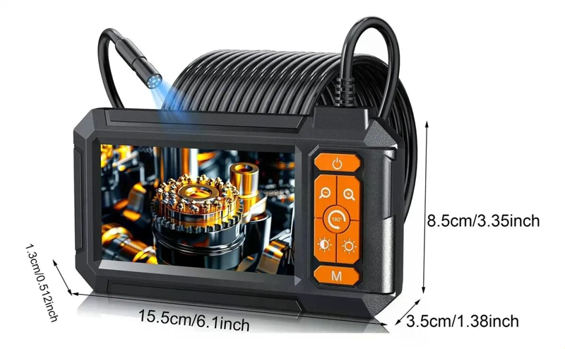 ENDOSCOPIO BOROSCOPIO INDUSTRIAL 1080P CAMARA AUTOMOTRIZ 2M - 3