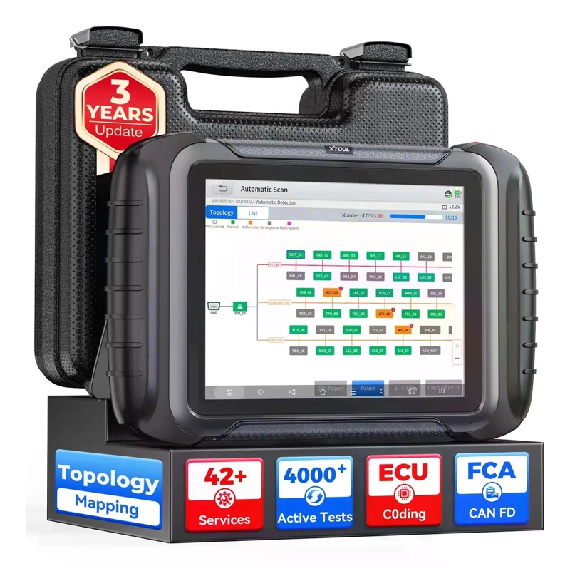 SCANNER MULTIMARCA XTOOL D8S PROFESIONAL DPF SAS ABS SRS +42 - 1