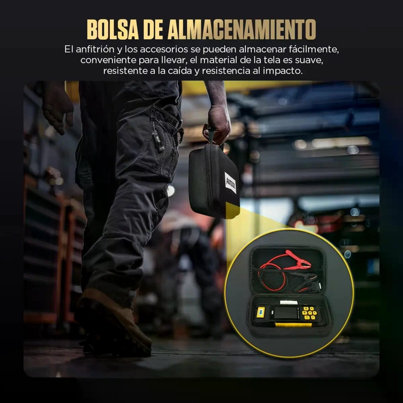 SCANNER DE BATERIAS TESTER  CARGA CON IMPRESORA BT760 AUTOOL - 7