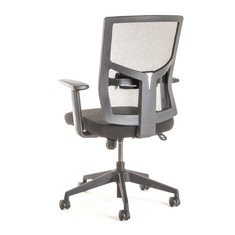 SILLA MIKRA BIT-2 1 CUERPO NEGRO RECLINABLE CON APOYO LUMBAR REGULABLE - 4