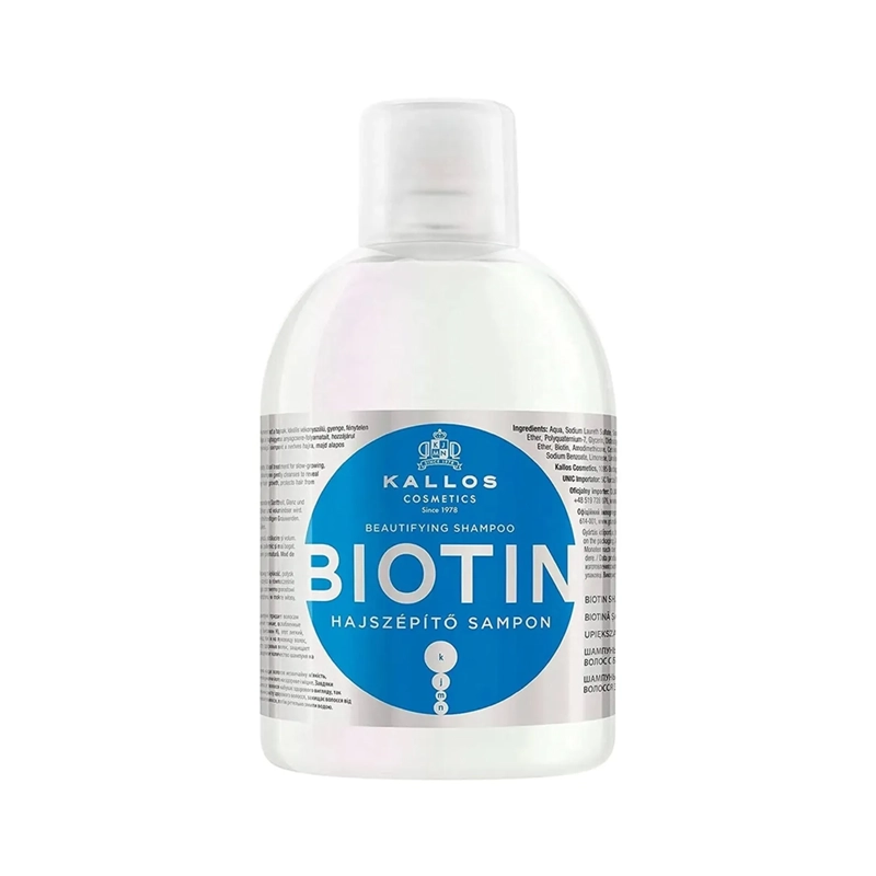 SHAMPOO KALLOS BIOTIN PARA CABELLOS DEBILITADOS 1000ML - 2