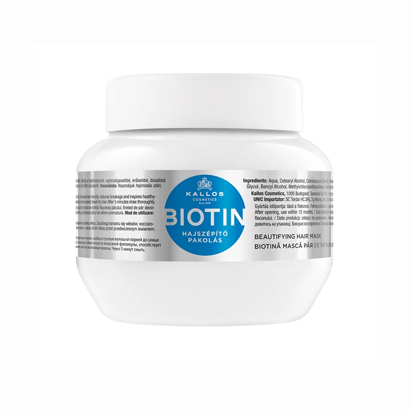 MÁSCARA KALLOS BIOTIN PARA CABELLOS DEBILITADOS 275ML - 1