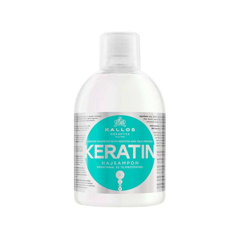 KALLOS Shampoo Keratin para Cabellos Frágiles 1000ML - 1