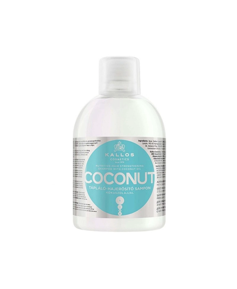 KALLOS KJMN COCONUT CON ACEITE DE COCO PARA FORTALCER EL CABELLO 1000ML - 1