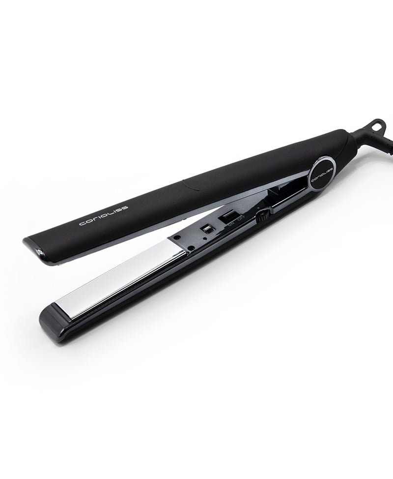 ALISADOR DE CABELLO CORIOLISS C1 PROFESIONAL BLACK SOFT TOUCH CHROME NEGRO - 1