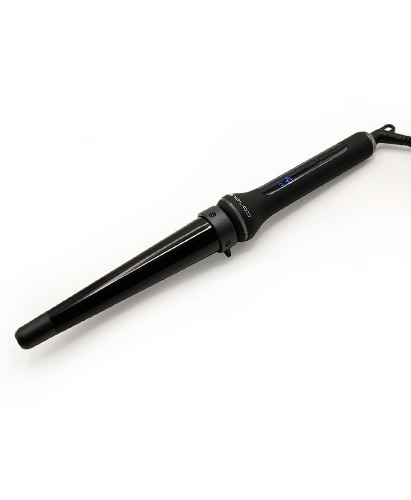 ONDULADOR DE CABELLO CORIOLISS GLAMOUR WAND PROFESIONAL BLACK SOFT TOUCH DIGITAL NEGRO - 1