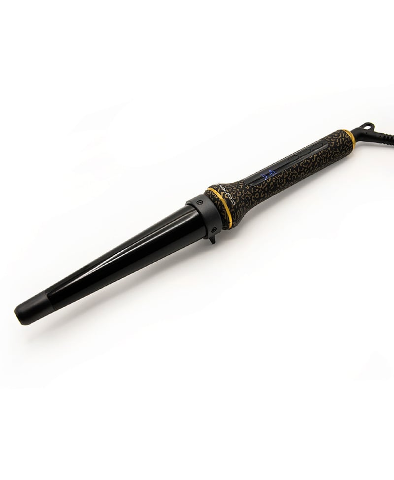 ONDULADOR DE CABELLO CORIOLISS GLAMOUR WAND PROFESIONAL GOLD LEOPARD SOFT TOUCH DIGITAL NEGRO - 1