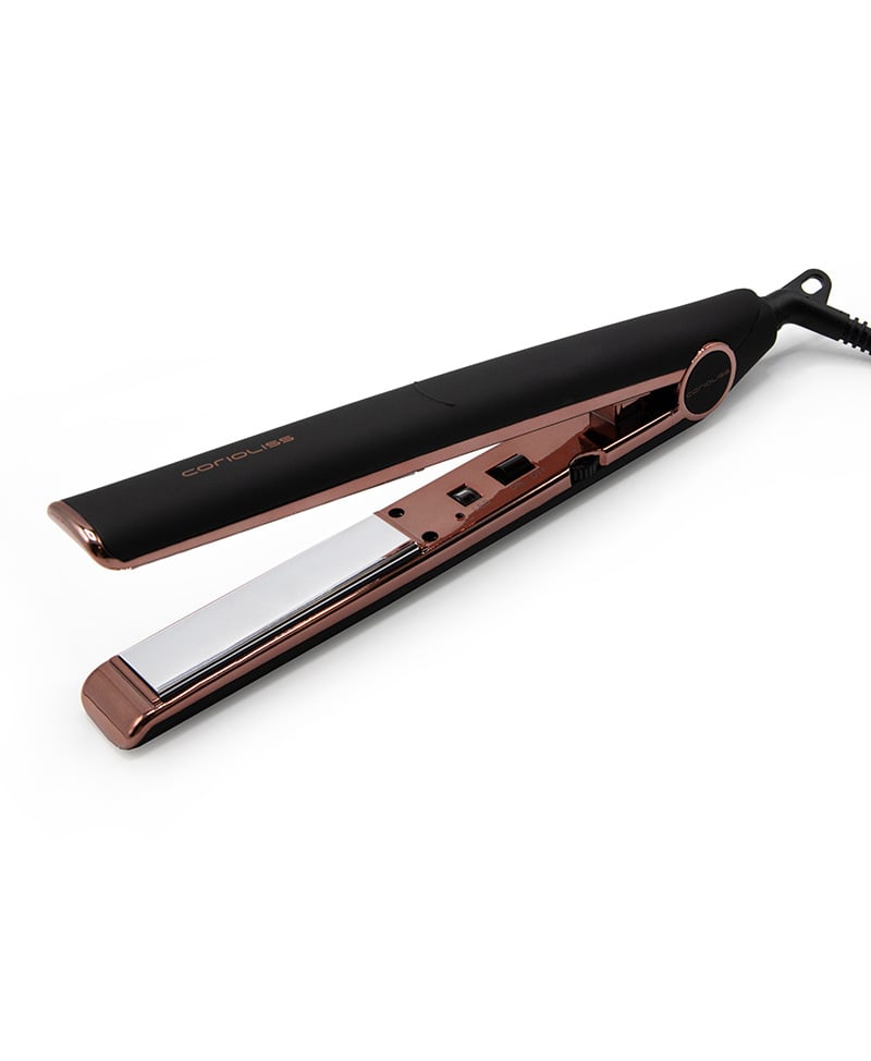 ALISADOR DE CABELLO CORIOLISS C1 PROFESIONAL BLACK SOFT TOUCH COPPER NEGRO - 1