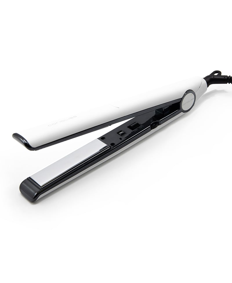 ALISADOR DE CABELLO CORIOLISS C1 PROFESIONAL WHITE SOFT TOUCH CHROME BLANCO - 1