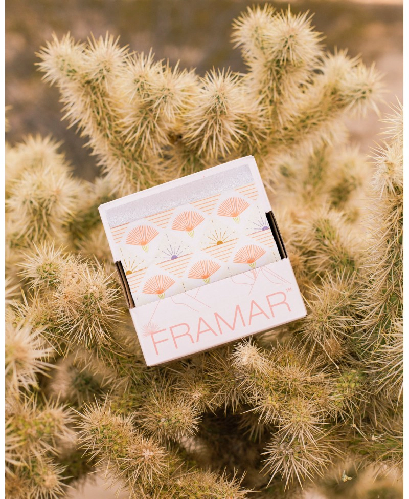 FRAMAR PAPEL ALUMINIO 500 LAMINA PRE CORTADAS POP UPS GOLDEN HOUR 13CM X 28CM – 500 HOJAS - 2