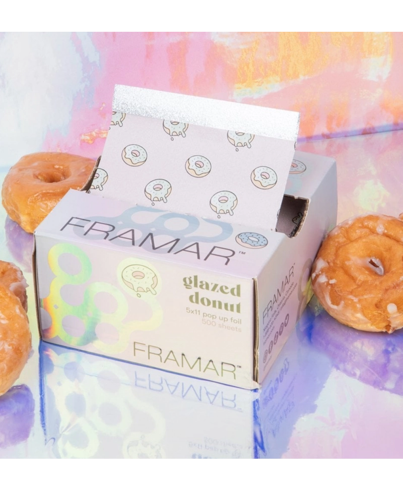 FRAMAR POP UPS PAPEL ALUMINIO POP UPS GLAZED DONUT 13CM X 28CM – 500 HOJAS - 2