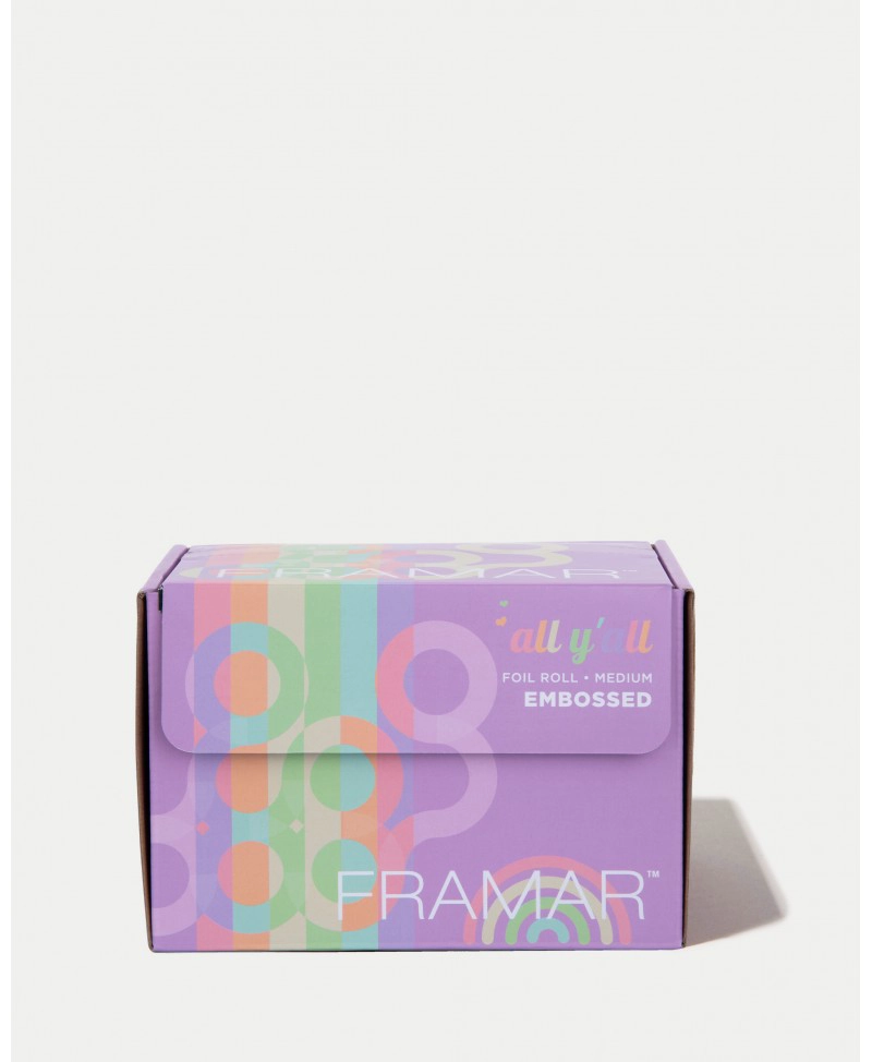 FRAMAR POP UPS PAPEL ALUMINIO 500 LAMINA PRE CORTADAS ALL Y´ALL 13CM X 28CM - 1