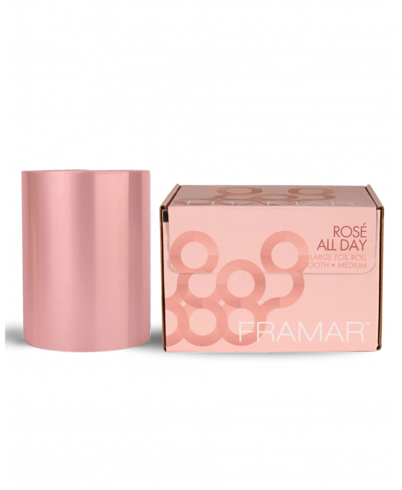FRAMAR POP UPS PAPEL ALUMINIO ROSE  ALL DAY-MEDIUM 500 METROS - 1