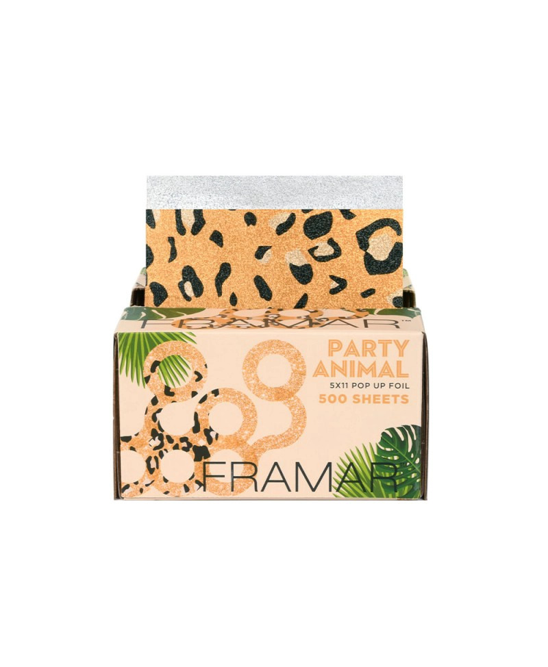 FRAMAR LAMINAS DE ALUMINIO POP UPS FIESTA ANIMAL 13CM X 28CM  500 HOJAS - 1