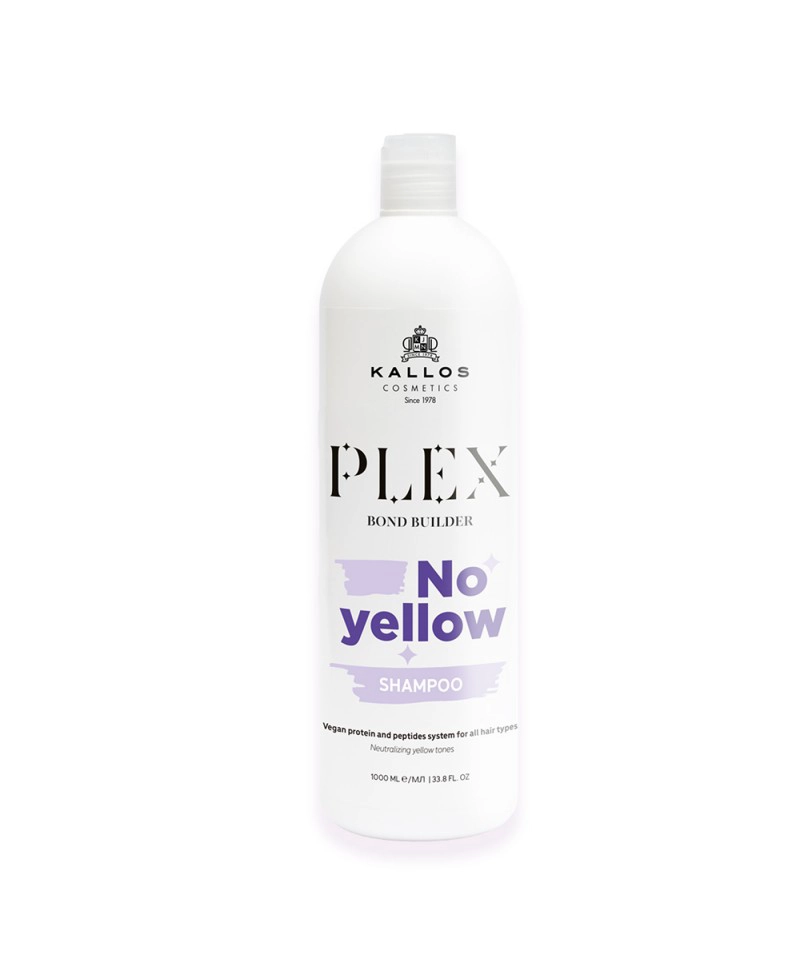 KALLOS SHAMPOO PLEX BOND BUILDER NO YELLOW 500ML - 1