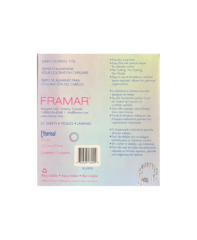 FRAMAR LAMINAS PRE DOBLADAS POP UPS ETHEREAL 13CM X 28CM – 25 HOJAS - 2