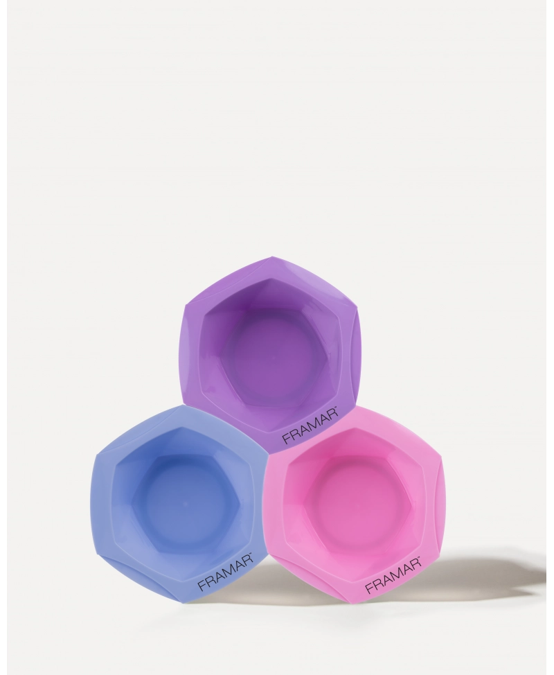 FRAMAR MOONSTONE JUEGO DE 3 POCILLOS DE COLORES - 1