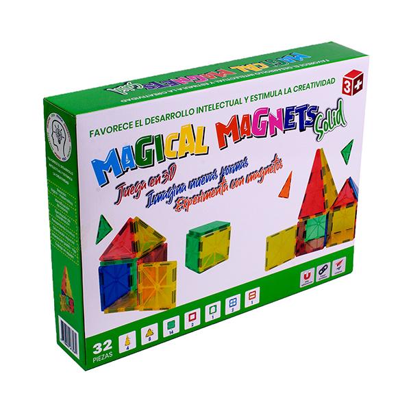 JUEGO MAGNÉTICO MAGICAL MAGNETS M206 SOLID 32 PIEZAS - 1
