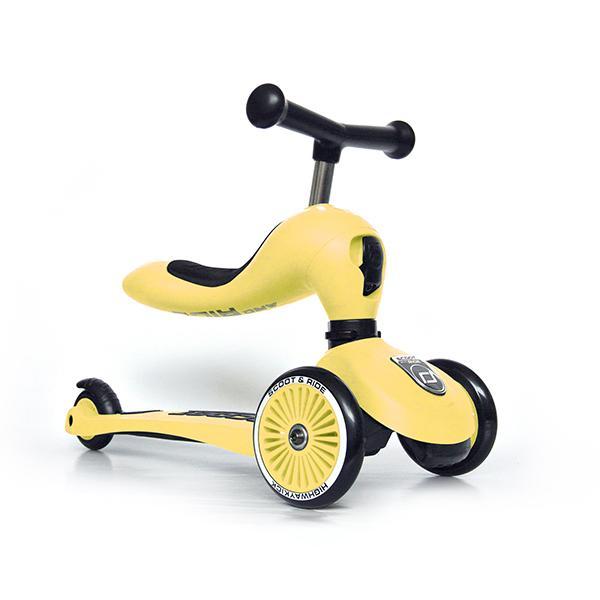 SCOOTER 2 EN 1 HIGHWAYKICK 1 LEMON SCOOT AND RIDE - 1