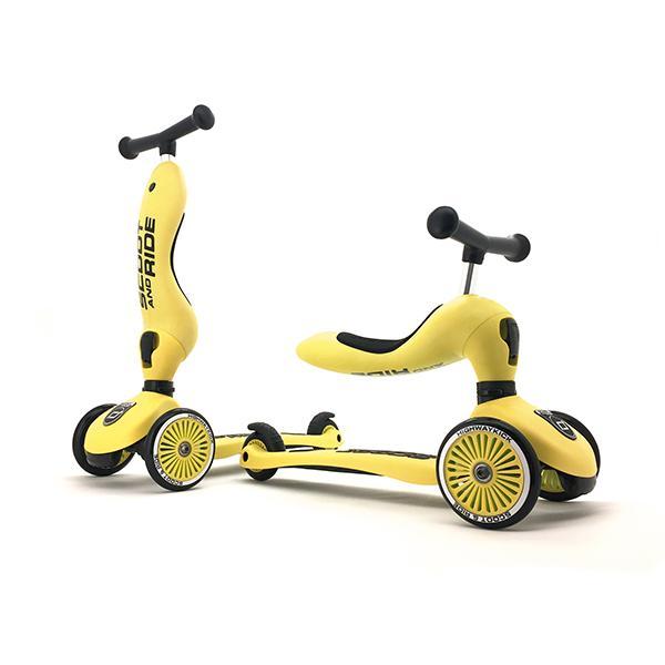 SCOOTER 2 EN 1 HIGHWAYKICK 1 LEMON SCOOT AND RIDE - 3