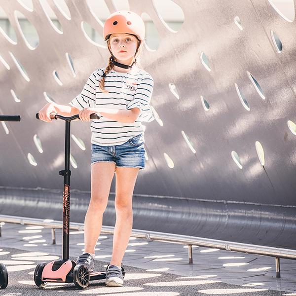 SCOOTER HIGHWAYKICK 5 PEACH LED - 3