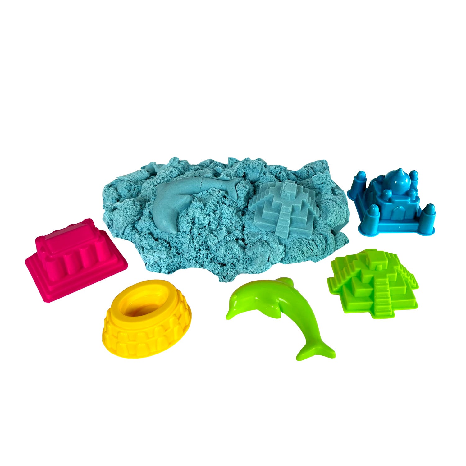 ARENA MÁGICA COTTON SAND AZUL GREEN DOLPHIN - 1