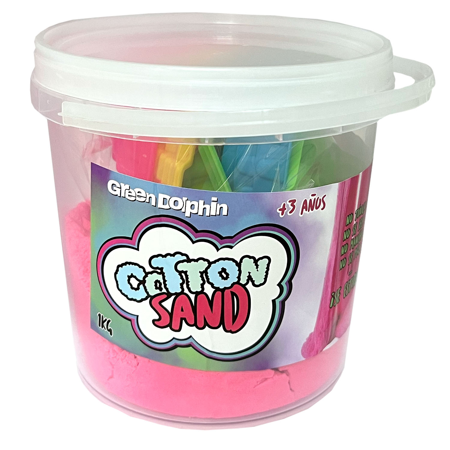 ARENA MÁGICA COTTON SAND ROSADO GREEN DOLPHIN - 3