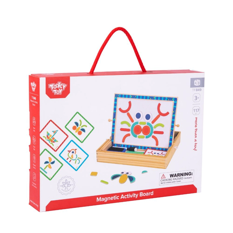 TABLERO MAGNÉTICO DE ACTIVIDADES TOOKY TOY MULTICOLOR - 4