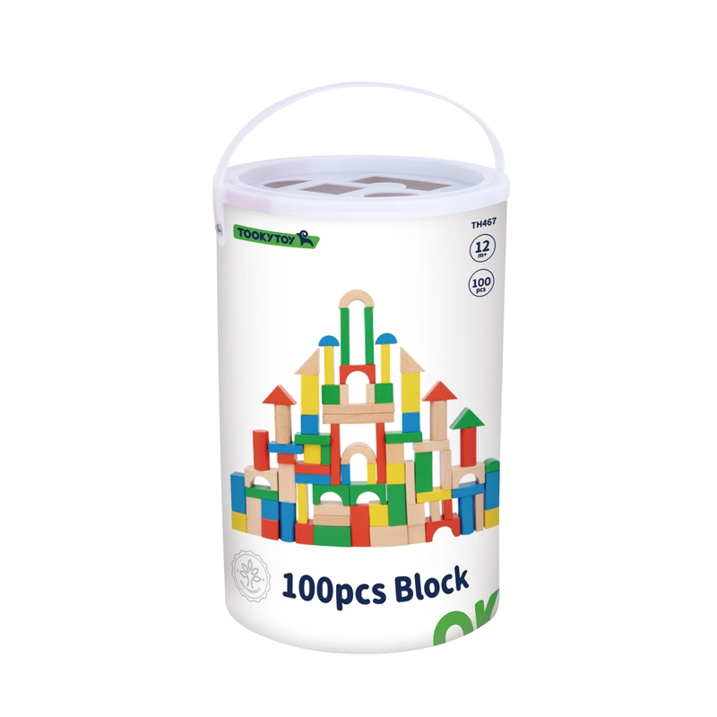 BLOQUES DE MADERA TOOKY TOY 100 PIEZAS - 3