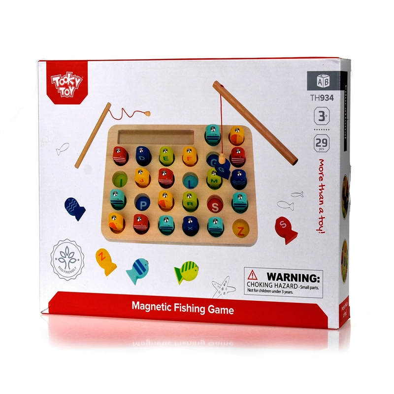 JUEGO DE PESCA MAGNÉTICO TOOKY TOY MULTICOLOR CON ALFABETO - 5