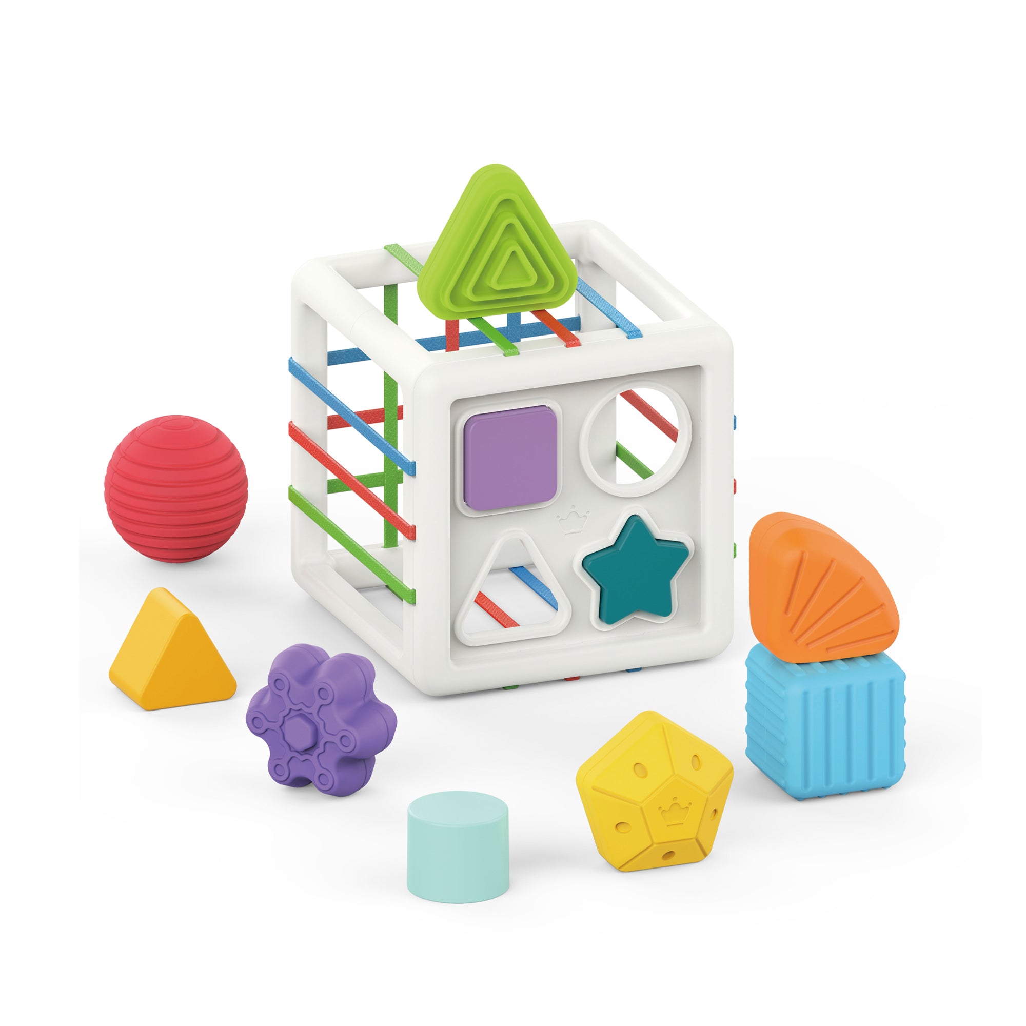 CUBO DE ENCAJE Y SENSORIAL MONTESSORI HUANGER - 1